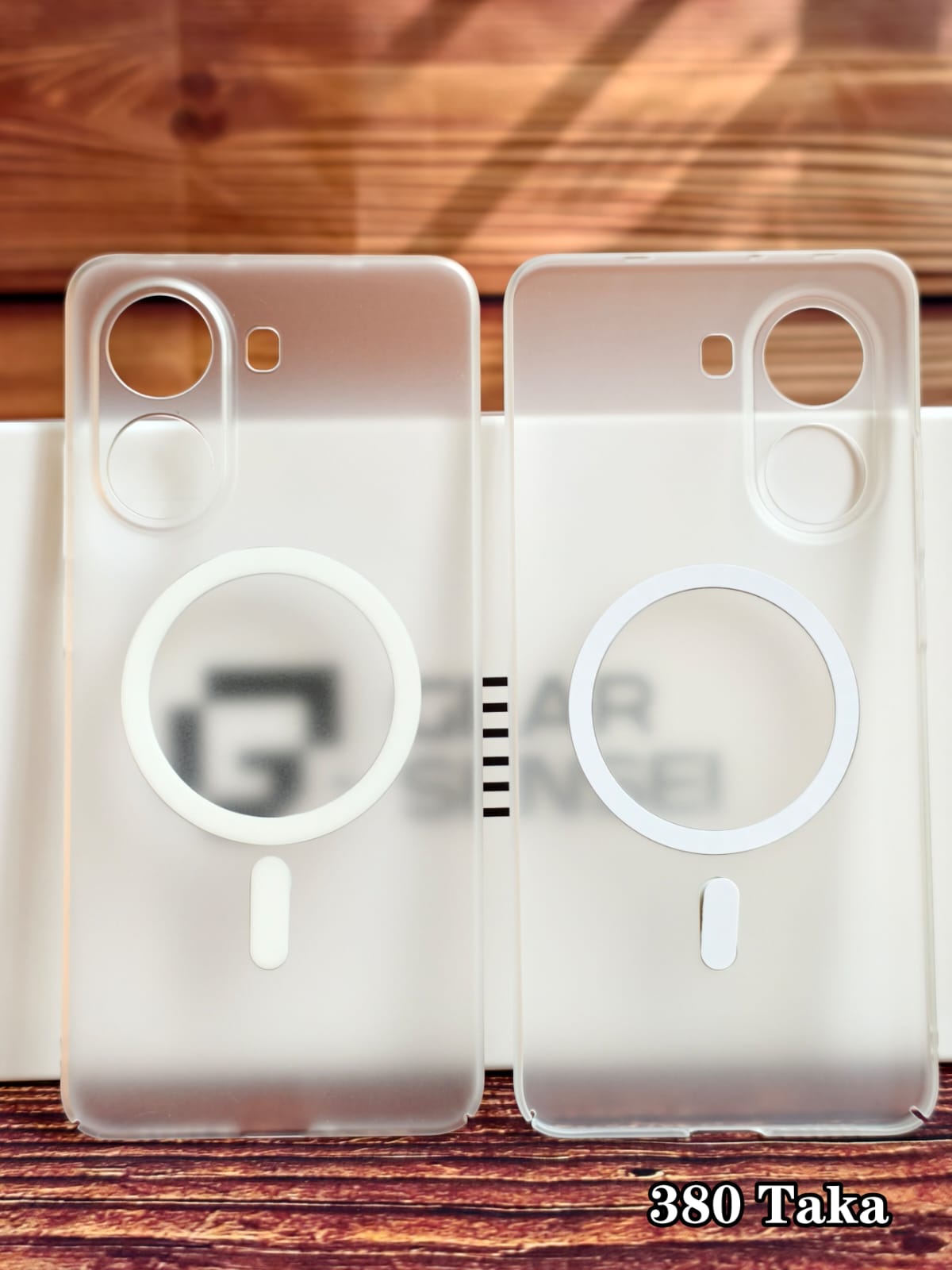 Redmi Turbo 4 Semi Transparent Magnetic Case